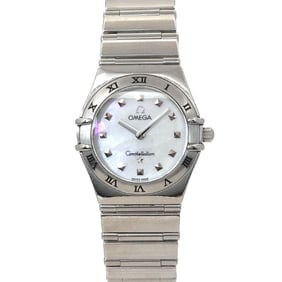OMEGA Constellation My Choice 1571 71 Women's White Shell Quartz Watch