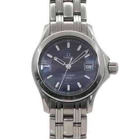 OMEGA Seamaster 120 2581-81 Women's Watch with Date, Blue Quartz Movement