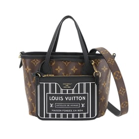 Louis Vuitton Monogram Neverfull Inside Out BB 2-way Hand/Shoulder Bag, Noir, M12099, RFID,