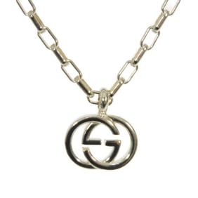 Gucci Interlocking G GG Pendant Necklace with Double Chain in Ag925 Silver (295710 J8400 8106) for