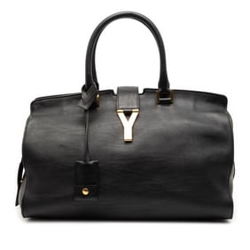 Saint Laurent Cabas Classic Handbag 311208 Black Leather Women's SAINT LAURENT