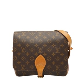 Louis Vuitton Monogram Cartesiere GM Crossbody Shoulder Bag M51252 Brown Leather Women's LOUIS