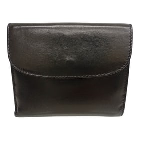 GUCCI Old Gucci Leather Horsebit Bifold Wallet 035?2067?1685?0 Black JA-25885