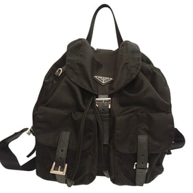 PRADA Vela Nero Nylon Backpack (1BZ811) (Black) JA-25964