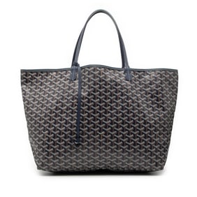 Goyard Saint Louis GM Tote Bag CHN020202 Navy Leather Women's GOYARD