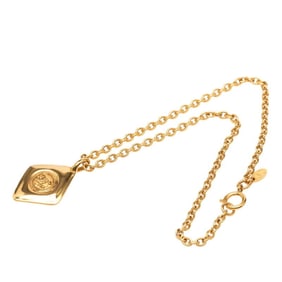 Chanel Coco Mark Necklace, Gold Plated, Women's, CHANEL