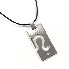 GUCCI Constellation LEO Leo Necklace Silver 925 Unisex