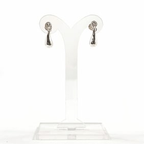 TIFFANY & Co. Tiffany Teardrop Elsa Peretti Earrings Silver 925 Women's