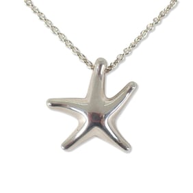 TIFFANY 925 Starfish Pendant Necklace