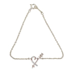 TIFFANY 925 Loving Heart & Arrow Bracelet