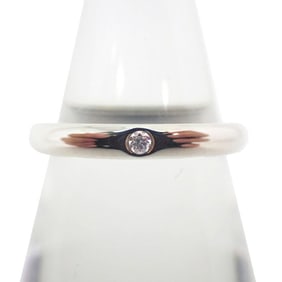 TIFFANY 925 Diamond Stacking Band Ring, Size 9