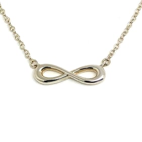 TIFFANY&Co. Tiffany Necklace Infinity Mini Silver Adjustable Length in 2 Levels Ag 925 60014279
