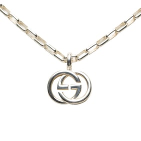 Gucci Interlocking G Necklace in SV925 Silver for Women