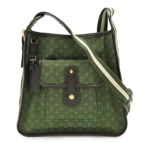 LOUIS VUITTON Monogram Mini Besas Mary Kate Shoulder Bag, Canvas and Leather, TST Khaki Green,