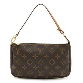 LOUIS VUITTON Monogram Pochette Accessoires Pouch Handbag M51980