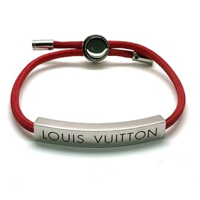 LOUIS VUITTON Louis Vuitton Brassle LV Space Rouge Bracelet M67418 Red Silver Mikunigaoka Store