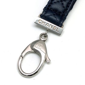 CHANEL Chanel Strap Matelasse Neck Keychain Key Ring C96612 Navy G17S Mikunigaoka Store