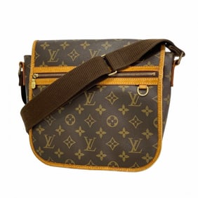 Louis Vuitton Monogram Bosphor PM Shoulder Bag M40106 Brown Women's P2006305