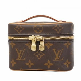 Louis Vuitton Monogram Nice Nano Vanity Bag M44936 Brown Women's