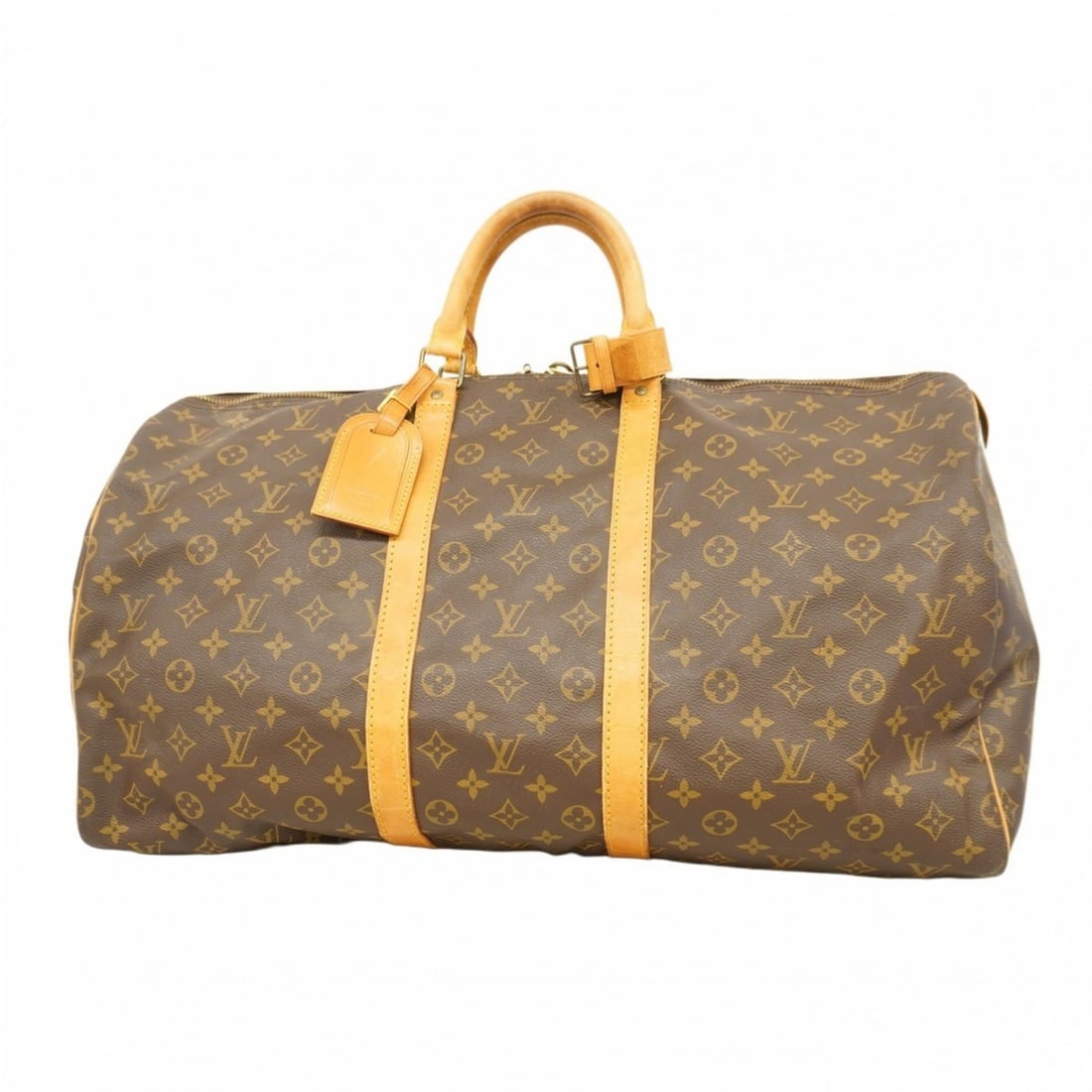 Louis Vuitton Monogram Keepall 55 Boston Bag M41424 Brown Men's and Women's: --- Catalog ---Category: SizeSize (HxWxD): 30cm x 55cm x 25cm / 11.81'' x 21.65'' x 9.84''Category: DesignType: Boston bagColor: BrownGender: Men,WomenCategory: GeneralMPN: M41424Brand: Louis Vuitton-