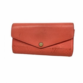 Louis Vuitton Monogram Empreinte Portefeuille Sarah M61801 Blossom Long Wallet for Women