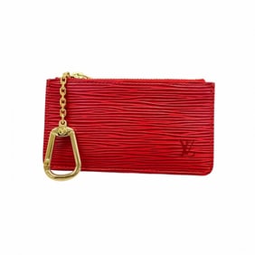 Louis Vuitton Epi Pochette Cle Wallet/Coin Case M63807 Castilian Red for Men and Women