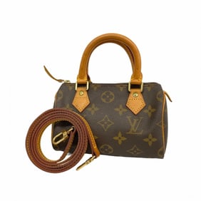 Louis Vuitton Monogram Mini Speedy Handbag M41534 Brown Women's
