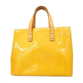 Louis Vuitton Vernis Reed PM Handbag M91144 Beige Women's