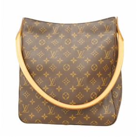 Louis Vuitton Monogram Looping GM Shoulder Bag M51145 Brown Women's