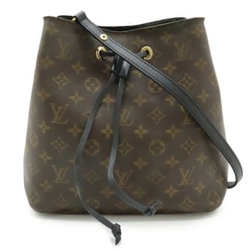 LOUIS VUITTON Monogram NeoNoe Shoulder Bag in Noir Black, M44020