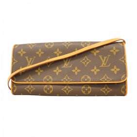 Louis Vuitton Monogram Pochette Twin GM Shoulder Bag M51852 Brown Women's
