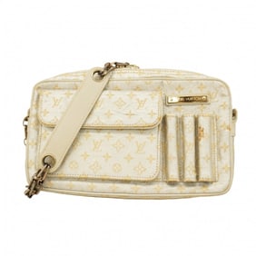 Louis Vuitton Monogram Shine McKenna Shoulder Bag M92362 Silver Women's