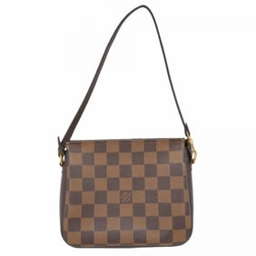 Louis Vuitton Damier Truth Makeup Bag/Pouch N51982 Ebene Women's