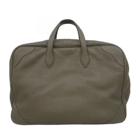 Hermes Hermès Victoria 50 Boston Bag, Togo, Olive Green, F Stamp, Men's/Women's