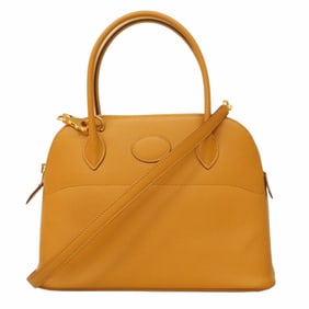 Hermes Hermès Bolide 27 handbag in Epsom leather with a Sesame Z logo, 2-way bag for women