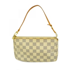 Louis Vuitton Damier Azur Pochette Accessoires N51986 White Women's Bag/Pouch