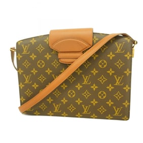 Louis Vuitton Monogram Courcelle Shoulder Bag M51375 Brown Women's