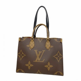 Louis Vuitton Monogram Giant Reverse On-the-Go Tote Bag M45321 Brown 2-Way for Women