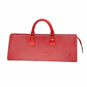 Louis Vuitton Epi Sac Triangle Handbag M52097 Castilian Red Women's P2014463