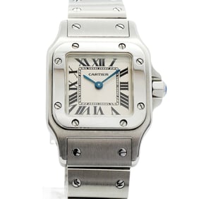 Cartier Santos Galbee SM W20056D6 Ivory Dial Women's Watch
