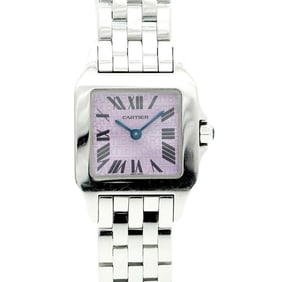 Cartier Santos SM W2510002 Pink Dial Women's Watch