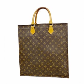 Louis Vuitton Monogram Sac Plat Tote Bag M51140 Brown Women's P1985961