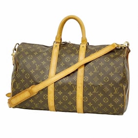 Louis Vuitton Monogram Keepall Bandouliere 45 Boston Bag M41418 Brown Men's/Women's P1985960