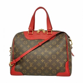 Louis Vuitton Monogram Retiro PM Handbag M50057 Brown Coquelicot 2-Way Bag for Women P1985952
