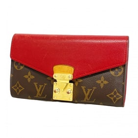 Louis Vuitton Monogram Pallas Portefeuille Long Wallet M58414 Brown Women's P1977759