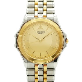 Seiko Credor GCAR006 8J81-6A20 Gold Dial Men's Watch
