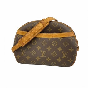 Louis Vuitton Monogram Blois Shoulder Bag M51221 Brown Women's