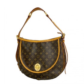 Louis Vuitton Monogram Toulon GM Shoulder Bag M40075 Brown Women's