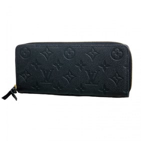 Louis Vuitton Monogram Empreinte Portefeuille Clemence Long Wallet M60171 Noir Women's