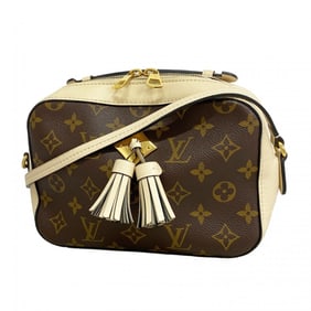 Louis Vuitton Monogram Saintonge Handbag M43559 Brown Creme 2-Way Bag for Women